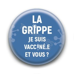 Badge pour vous protéger de la grippe