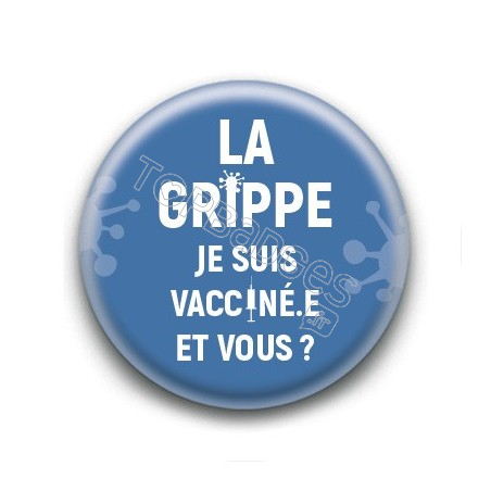 Badge pour vous protéger de la grippe