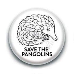 Badge : Save the pangolins