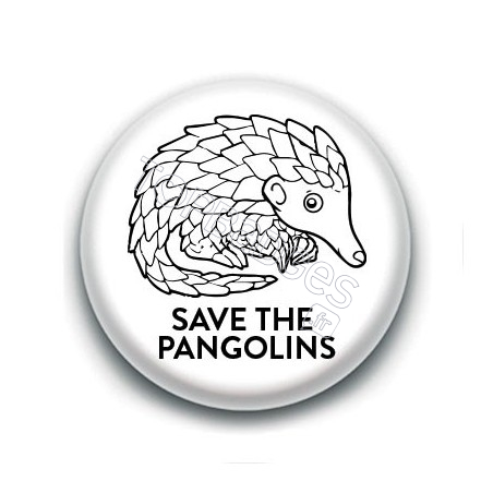 Badge : Save the pangolins