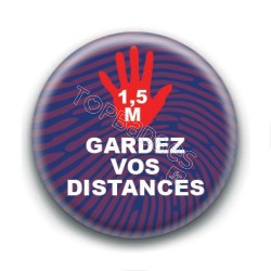 Badge : Gardez vos distances