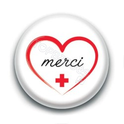 Badge : Merci, personnel hospitalier