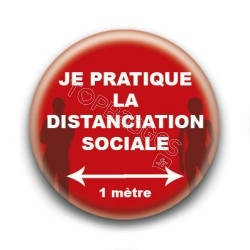 Badge : Distanciation sociale