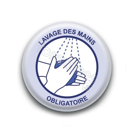 Badge : Lavage des mains obligatoire, gouvernement