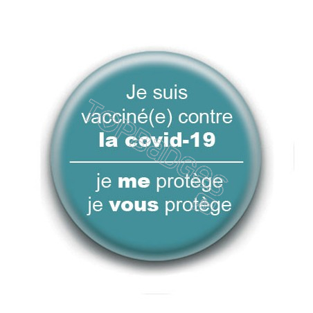 Badge : Je suis vacciné(e) contre la covid-19