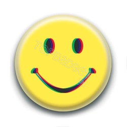 Badge : Smiley acid