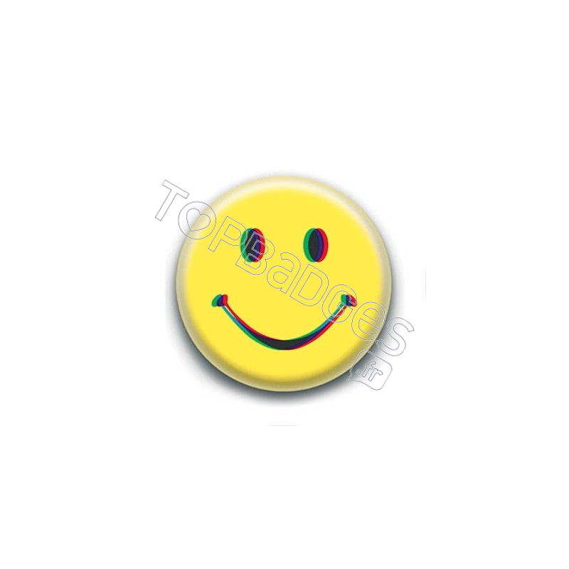 Badge : Smiley acid