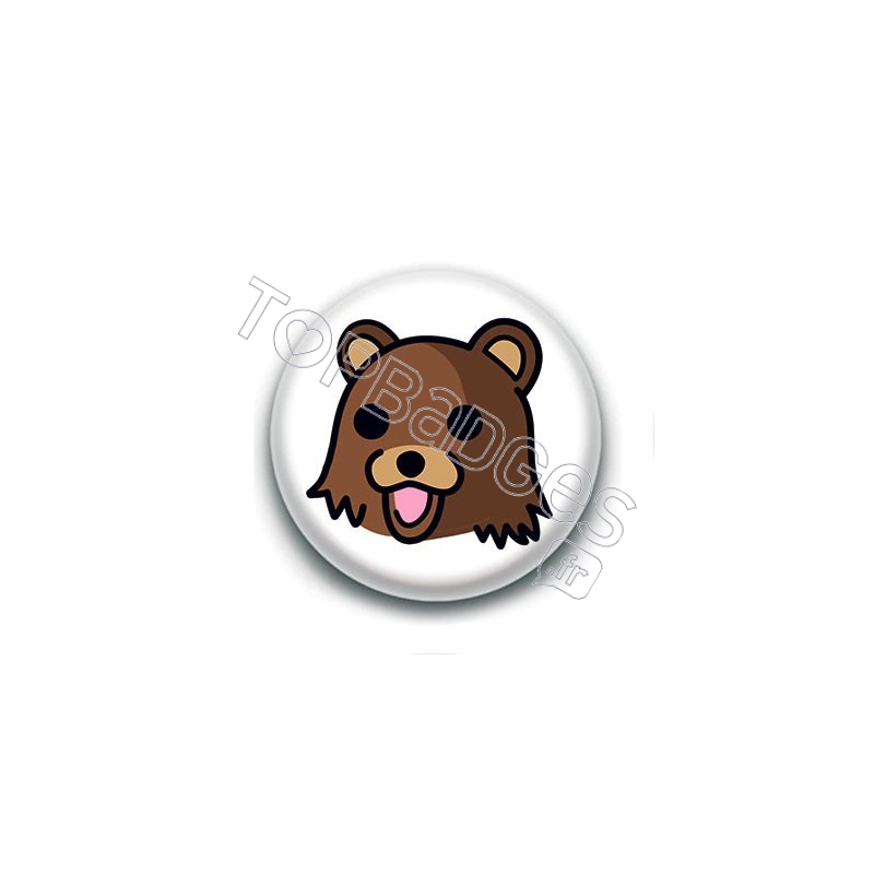 Badge : Tête de Pedobear