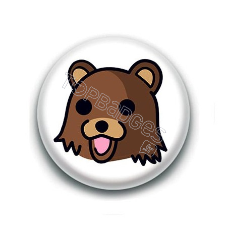 Badge : Tête de Pedobear