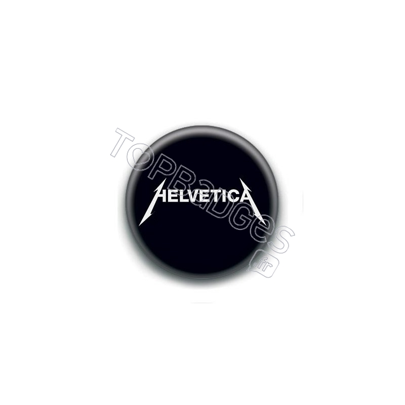 Badge : Helvetica