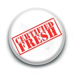 Badge : Certified fresh