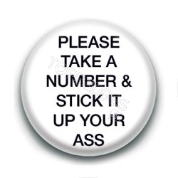 Badge : Please take a number...