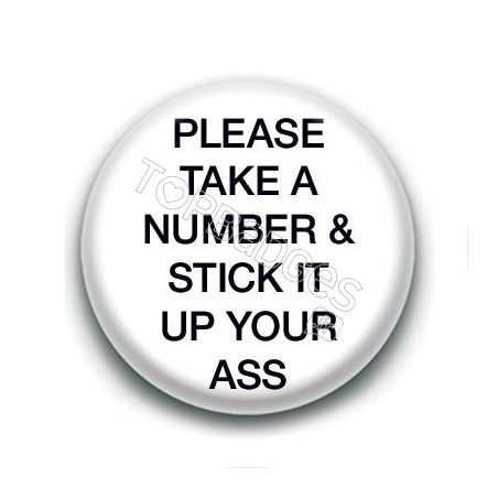 Badge : Please take a number...