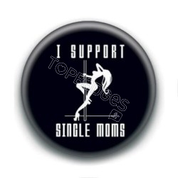 Badge : I support single moms