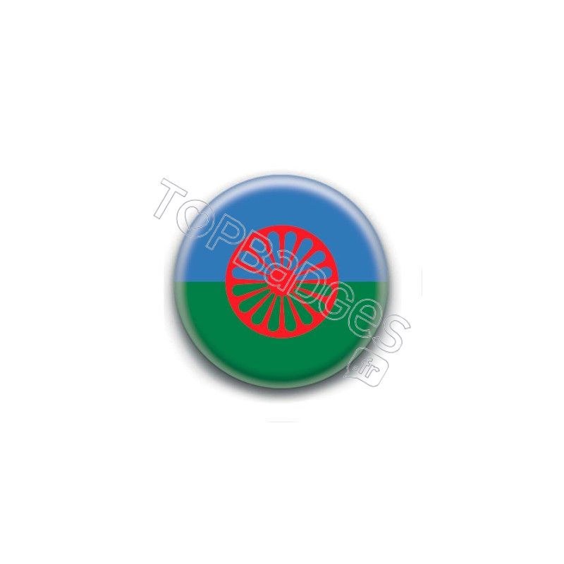 Badge : Drapeau Tsigane