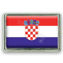 Pins rectangle : Drapeau Croatie