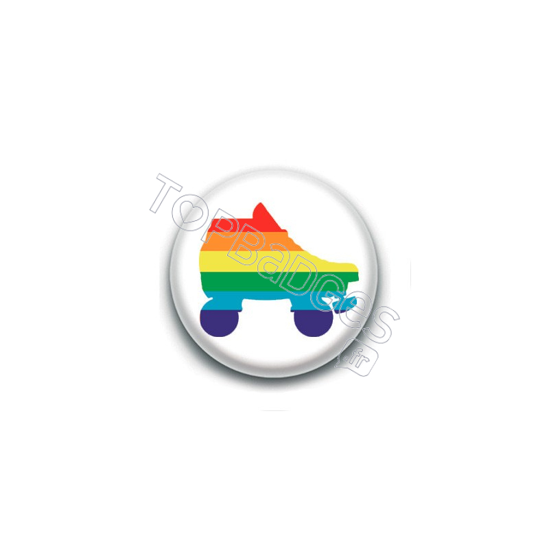 Badge : Roller derby LGBTQIA+