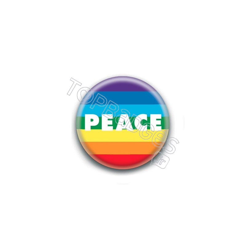 Badge : Peace LGBTQIA+
