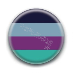 Badge : Drapeau bi aroace