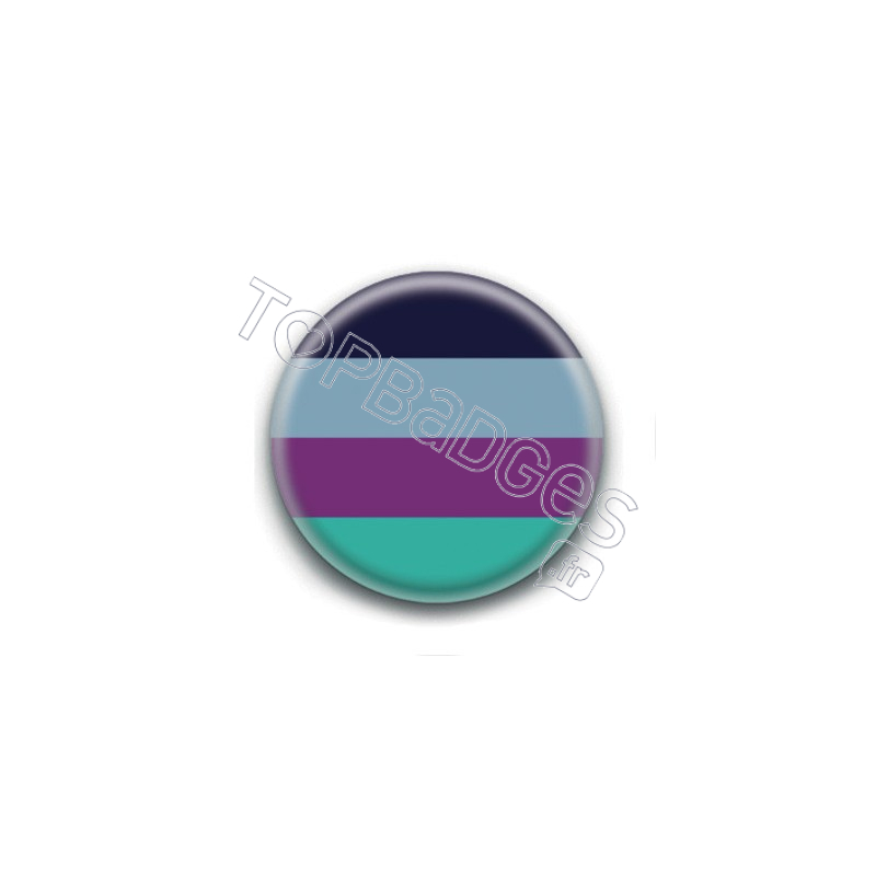 Badge : Drapeau bi aroace