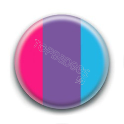 Badge : Drapeau androgyne