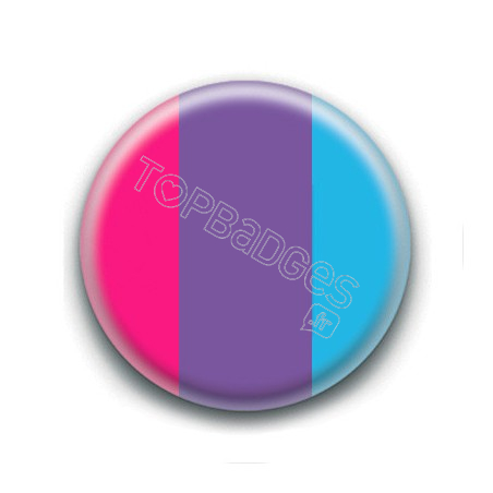 Badge : Drapeau androgyne