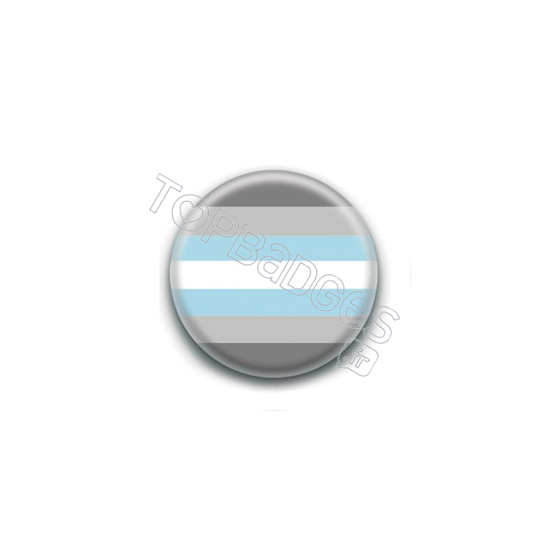 Badge : Drapeau demi-boy