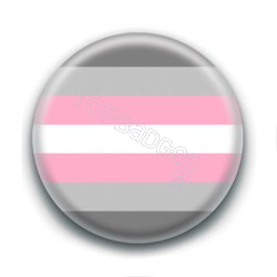 Badge : Drapeau demi-girl