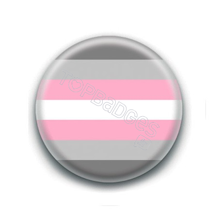 Badge : Drapeau demi-girl