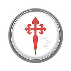 Pins rond : Croix de Saint Jacques