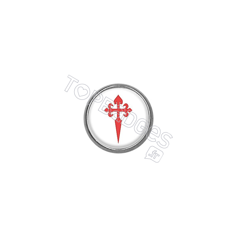 Pins rond : Croix de Saint Jacques