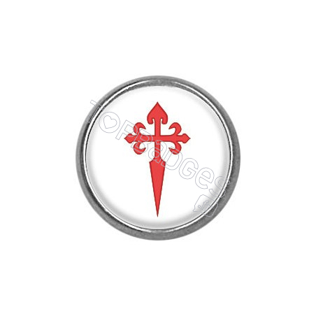 Pins rond : Croix de Saint Jacques