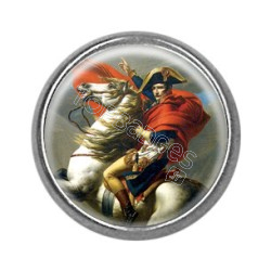 Pins rond : Bonaparte franchissant le Grand-Saint-Bernard, Jacques-Louis David