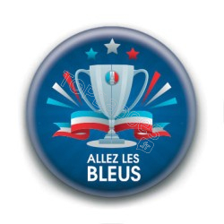 Badge : Allez les bleus, coupe