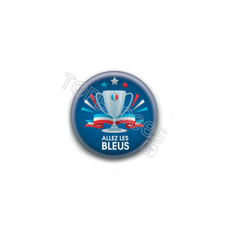 Badge : Allez les bleus, coupe