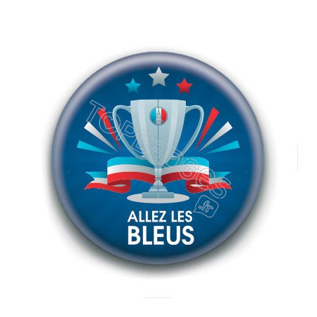 Badge : Allez les bleus, coupe