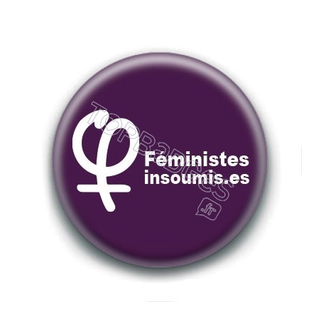 Badge : Féministes insoumis.es
