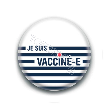 Badge : Je suis vacciné.e, marin