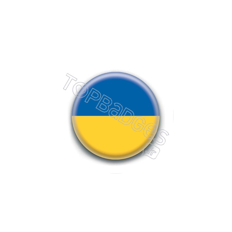 Badge : Drapeau Ukraine