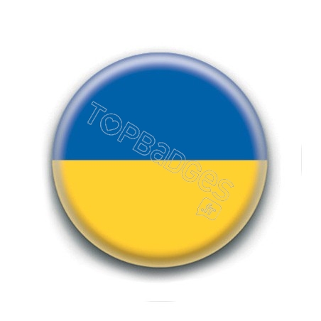 Badge : Drapeau Ukraine