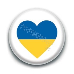 Badge : Coeur Ukraine