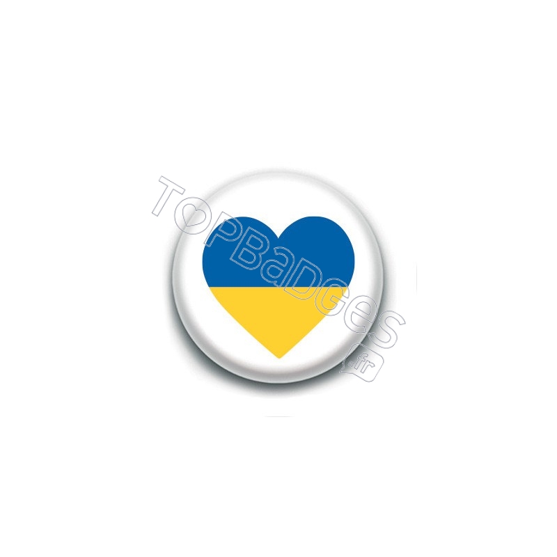 Badge : Coeur Ukraine