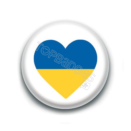 Badge : Coeur Ukraine