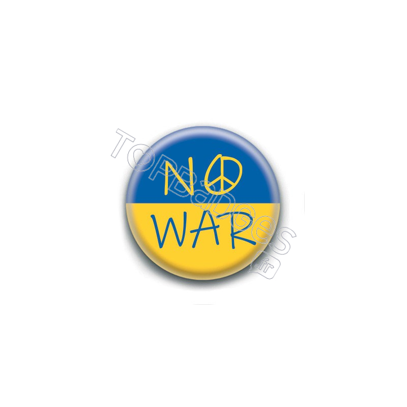 Badge : No war, Ukraine