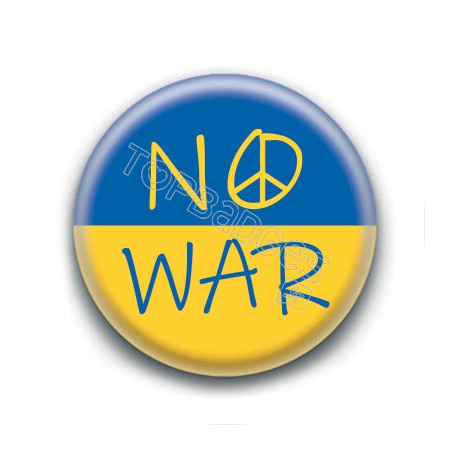 Badge : No war, Ukraine