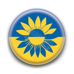 Badge : Ukraine tournesol