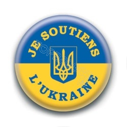 Badge : Je soutiens l'Ukraine