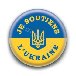 Badge : Je soutiens l'Ukraine