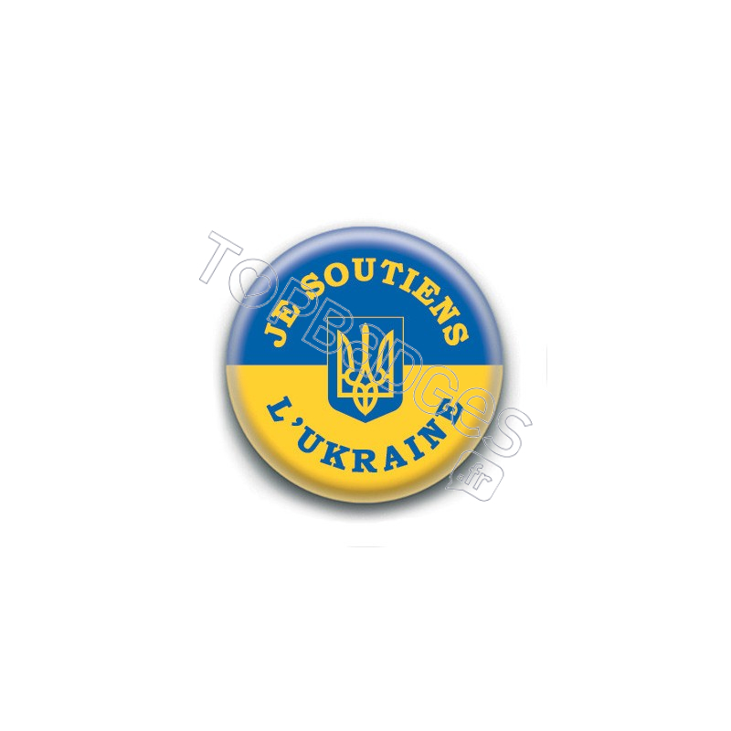 Badge : Je soutiens l'Ukraine