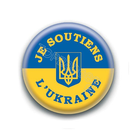 Badge : Je soutiens l'Ukraine